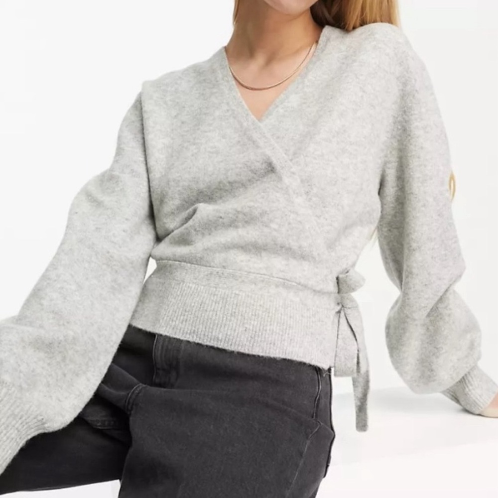 & Other Stories Wrap Sweater